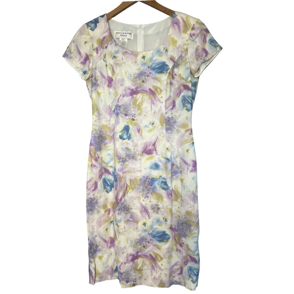 Vintage Jones New York Pastel Floral Dress